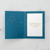 Gold Star 60th Birthday Card カード (内部)