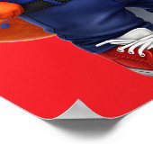 Gold star achievement poster product de ポスター (角)