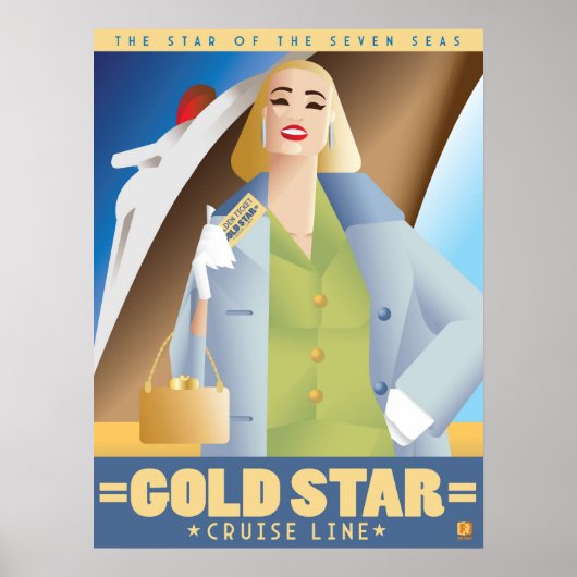 Gold Star Cruise Line poster ポスター (正面)