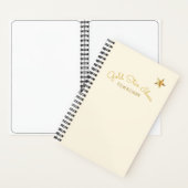 Gold Star Ideas Personalized Sketchbook ノートブック (内側)