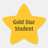 Gold Star Student Sticker Reward | Teacher  星シール (正面)
