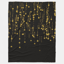 Gold Stars - あなたのカスタムフリースブランケット, 152.4 x 203.2cm フリースブランケット