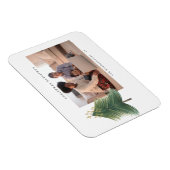 Gold Stars Modern Christmas Tree Holiday マグネット (右側)