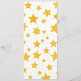 gold stars on white background メニュー