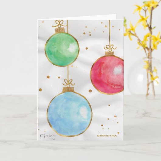 Gold Strings & Pretty Things - KidsArt for CHOC カード (黄色い花)