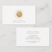 Gold Sun Reiki Energy Healer 名刺 (正面/裏面)