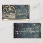 Gold Sun Watercolor Energy Healing 名刺 (正面/裏面)