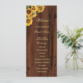 Gold Sunflowers double side program card  プログラム (スタンド正面)