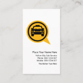 Gold Taxi Location Icon 名刺 (裏面)