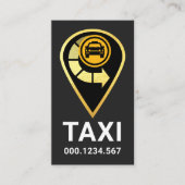 Gold Taxi Location Icon 名刺 (正面)
