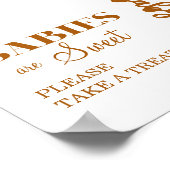 Gold Teddy Balloon Babies Are Sweet Poster ポスター (角)