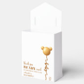 Gold Teddy Balloon Beary Thanks Neutral フェイバーボックス (オープン)