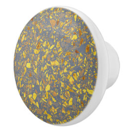 Gold Terrazzo Pattern セラミックノブ