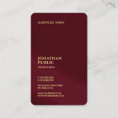 Gold Text Luxury Premium Pearl Ocean Japanese Size 名刺 (裏面)