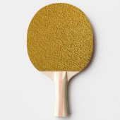 Gold Texture Ping Pong Paddle – Full Print Style 卓球ラケット (正面)