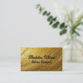 Gold Textured 名刺 (スタンド正面)