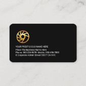 Gold Trapezium Layers Business Owner 名刺 (裏面)