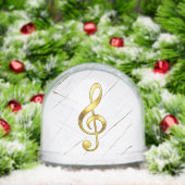 Gold Treble Clef Marble Home Decor (クリスマス)