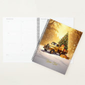 Gold Truck Christmas Tree Holiday Planner プランナー手帳 (ディスプレー)