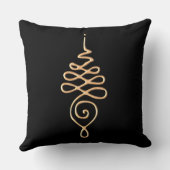 Gold Unalome  クッション (裏面)