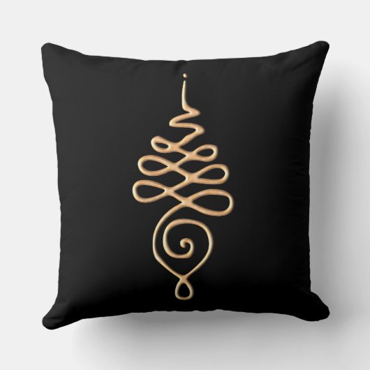 Gold Unalome クッション (裏面)