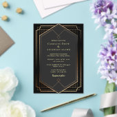 GOLD WEDDING アクリル招待状 (インサイチュ (ウェディング))