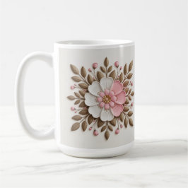 Gold White Pink Classic White Mug コーヒーマグカップ