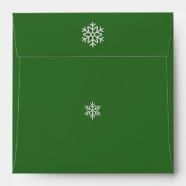 Gold Wrapping Paper Happy Holidays Snowflakes 封筒