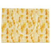 Gold Yellow Honey Birthday ラージペーパーバッグ (裏面)