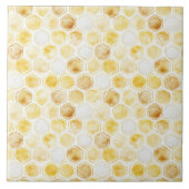 Gold Yellow Honeycomb   タイル (正面)