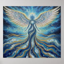 GoldBlueMysticAngel ポスター