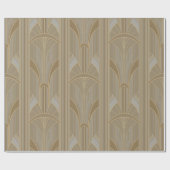 Golden20sアールデコ – コーヒークリーム ラッピングペーパー (フラット)