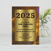 GOLDEN 2025大晦日カスタム招待状 招待状 (スタンド正面)