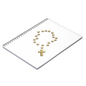 Golden "3-D" Chaplet or Rosary ノートブック (左側)
