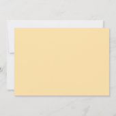 Golden 50 Years Birthday Photo Invitation 招待状 (裏面)