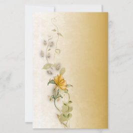 Golden 50th birthday paper sheets 