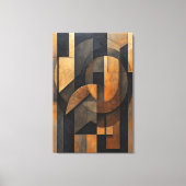 Golden Abstraction キャンバスプリント (正面)