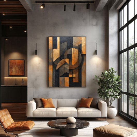 Golden Abstraction キャンバスプリント