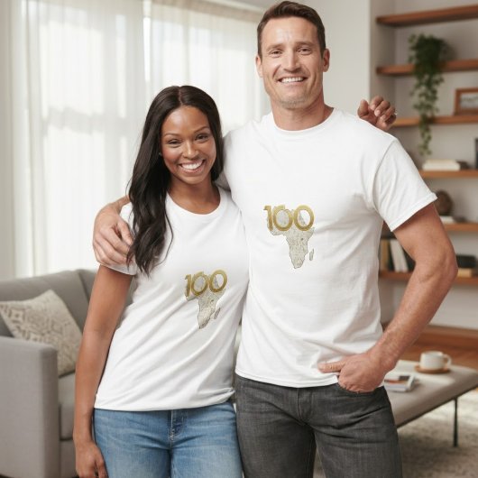 Golden Africa Centennial Legacy - 100 Years of Her Tシャツ