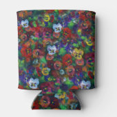 Golden Afternoon Pansies by Jason Street 缶クーラー (裏面)