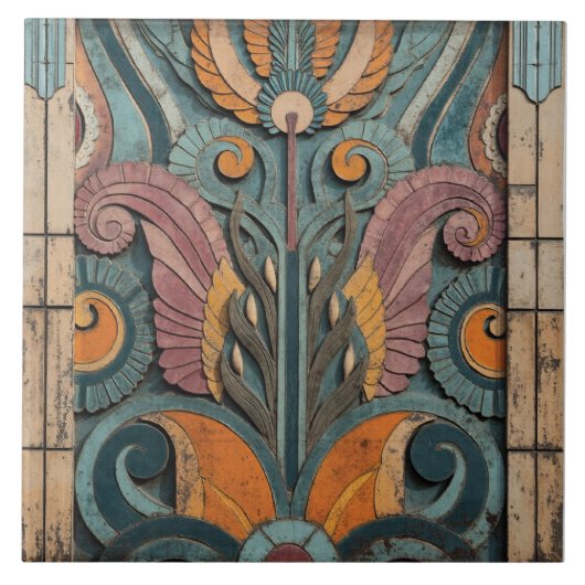 Golden Age Blossoms タイル (正面)