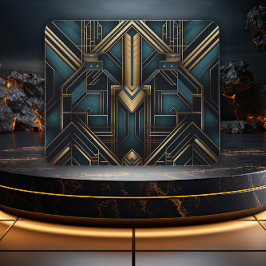 Golden Age Glamour Geometric Design マウスパッド