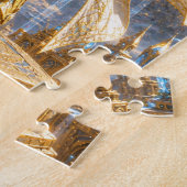 Golden Alien Warrior Puzzle ジグソーパズル (側面)