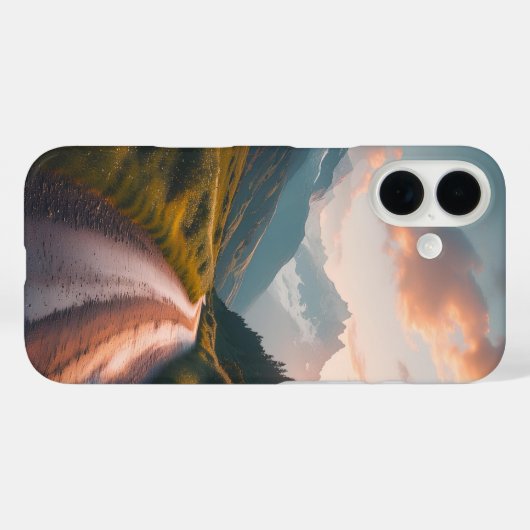 Golden Alpine Trail Case-Mate iPhoneケース (裏面 (横))