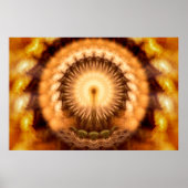 Golden Amber Divine Emanation Mandala ポスター (正面)