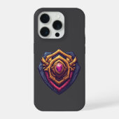 Golden Amethyst Emblem iPhoneケース (裏面)
