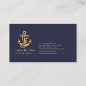 Golden Anchor Business Card 名刺 (裏面)