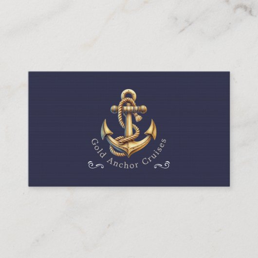 Golden Anchor Business Card 名刺 (正面)