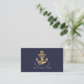 Golden Anchor Business Card 名刺 (スタンド正面)