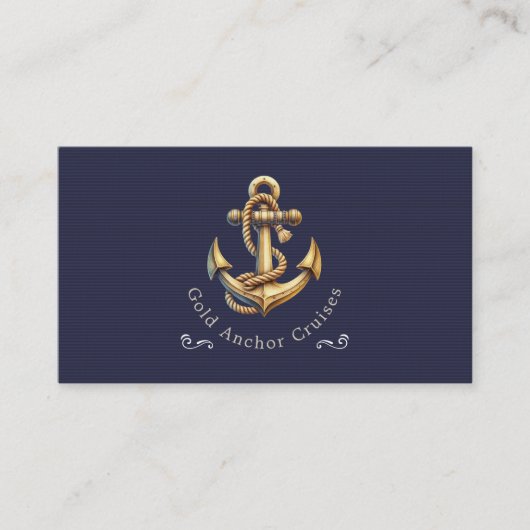 Golden Anchor Business Card 名刺 (正面)